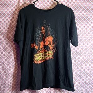 Fright-Rags Carrie Horror Movie T-Shirt Large Black Graphic Stephen King Film